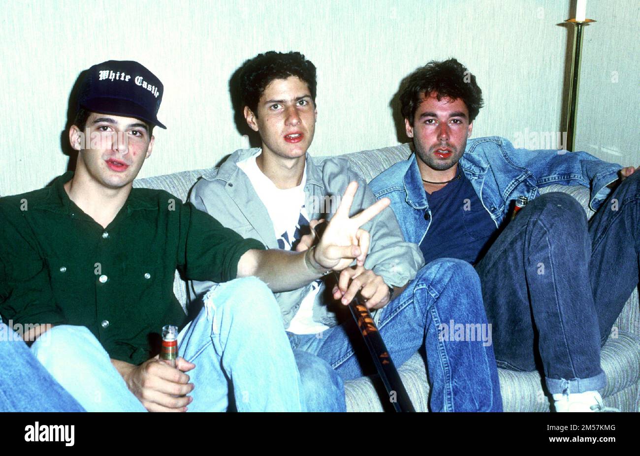 The Beastie Boys photo session  at American Bandstand in 1987 Credit: Ron Wolfson / MediaPunch Stock Photo