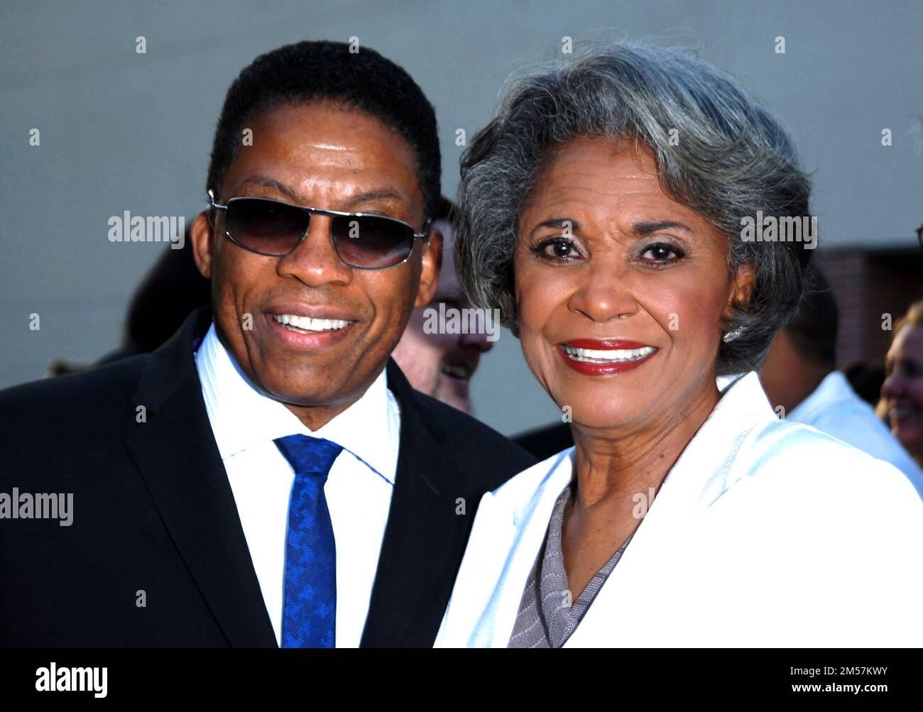 Herbie Hancock & Nancy Wilson backstage at A Starry Night Tribute to