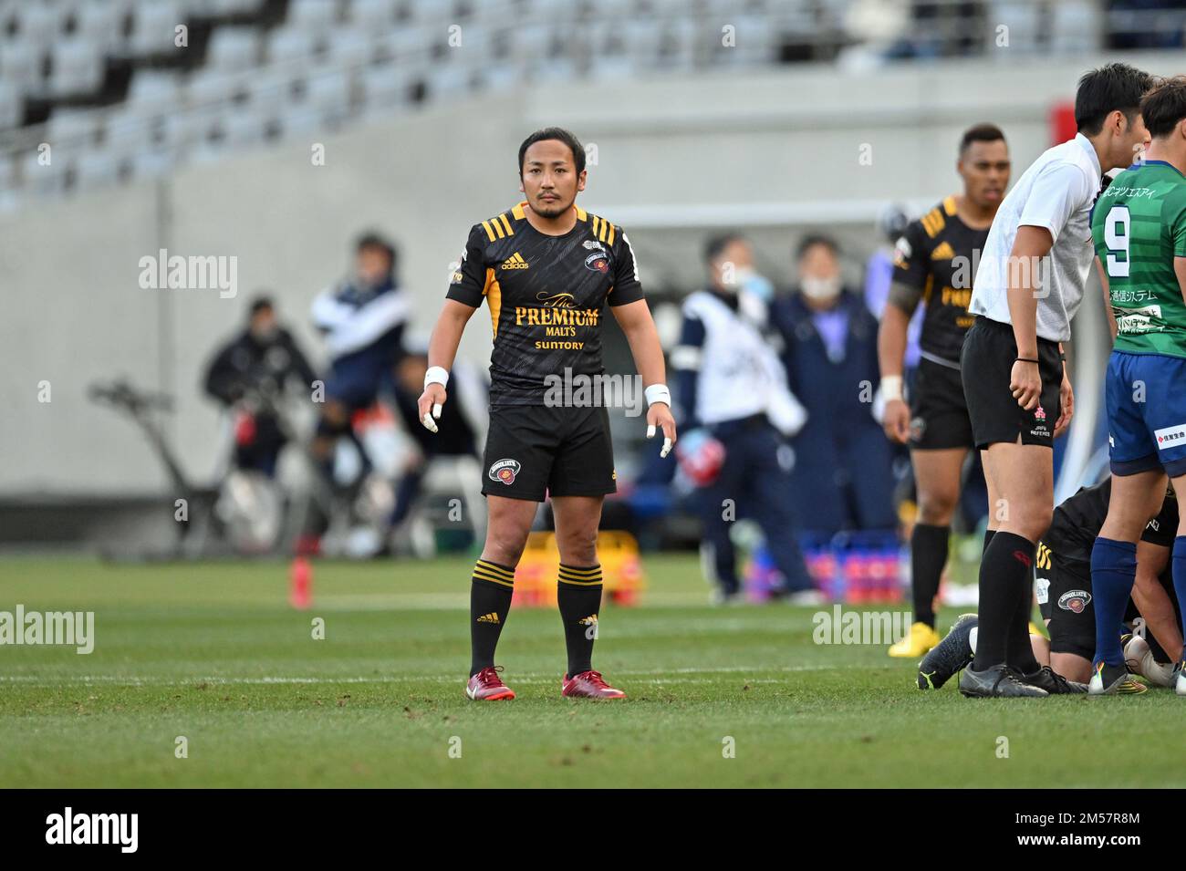 Sungoliath's Yutaka Nagare during the 2022-23 Japan Rugby League One ...
