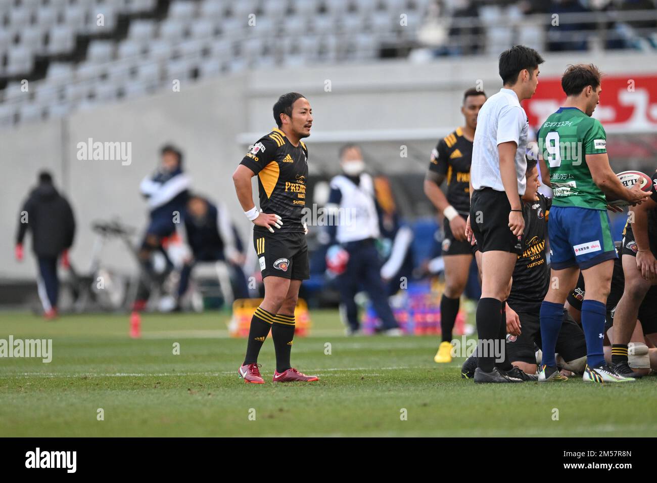 Sungoliath's Yutaka Nagare during the 2022-23 Japan Rugby League One ...