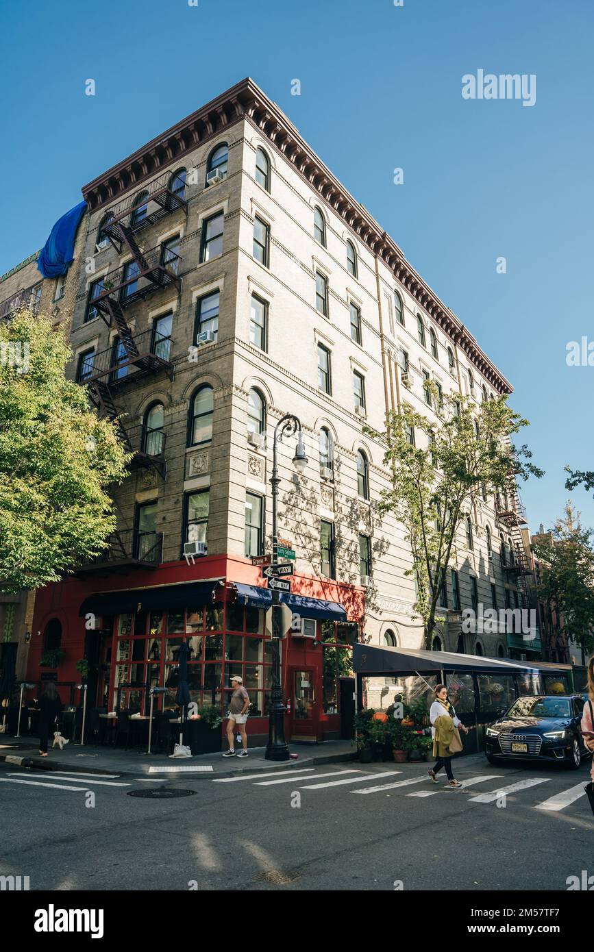 Friends Apartment Building Facade Exterior Greenwich Stock Photo 2019628235