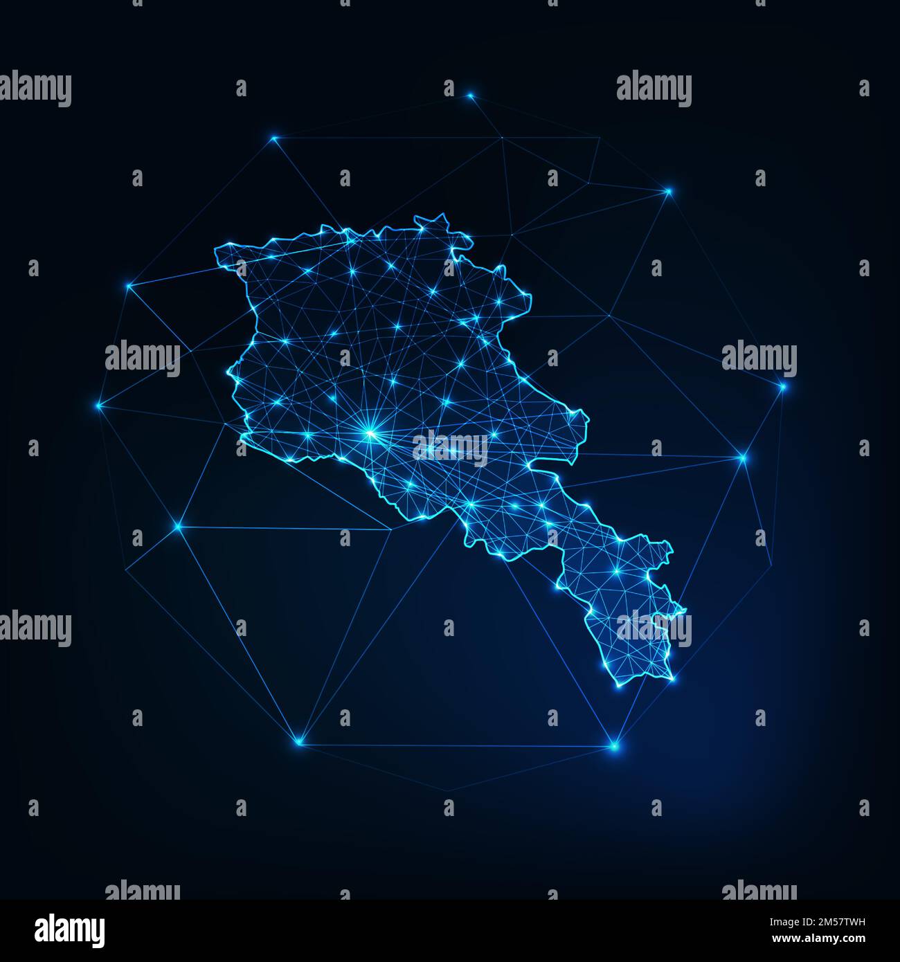 Armenia outline map hi-res stock photography and images - Alamy