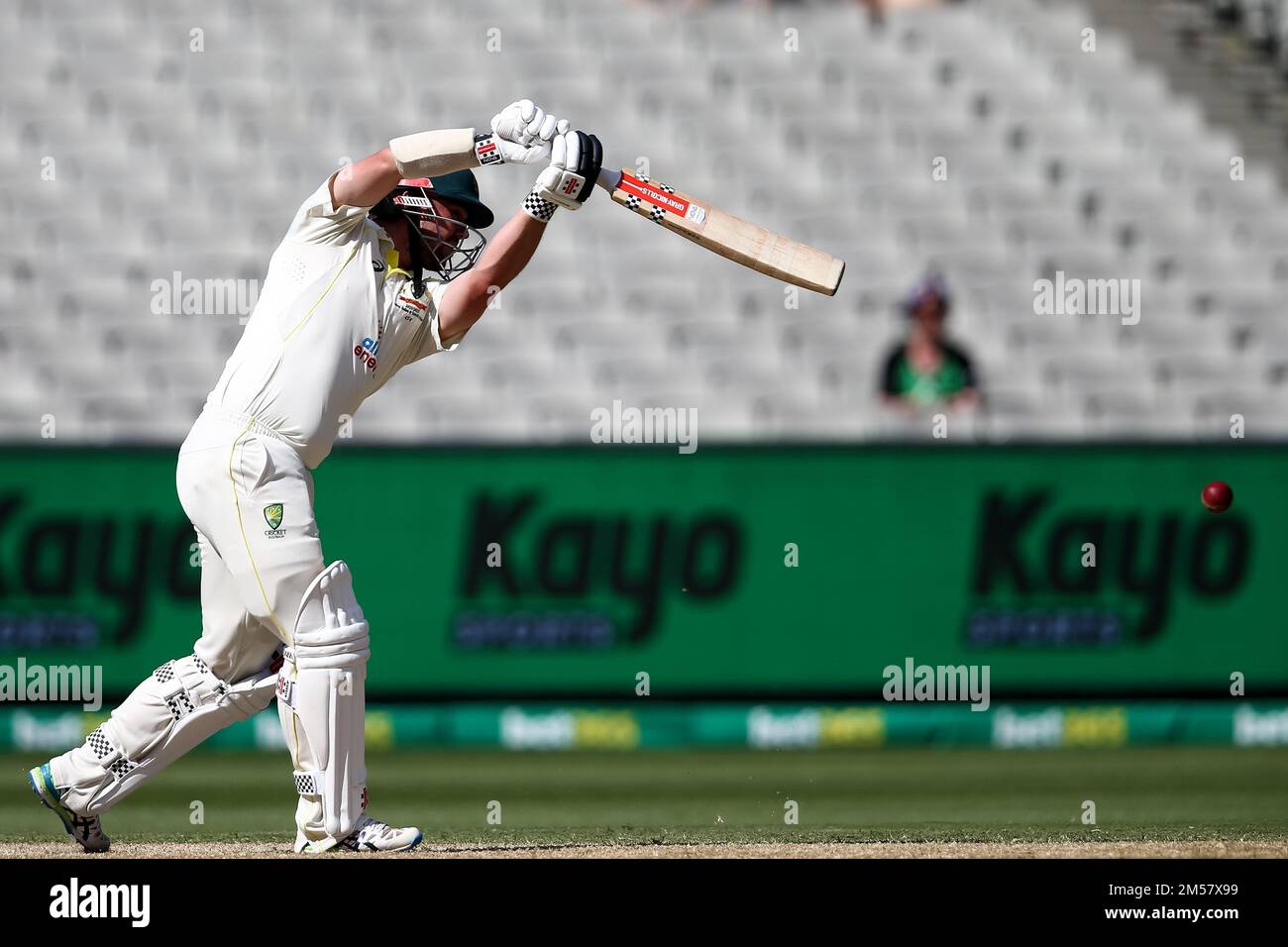 Melbourne, Australia, 27 December, 2022. Travis Head of Australia bats