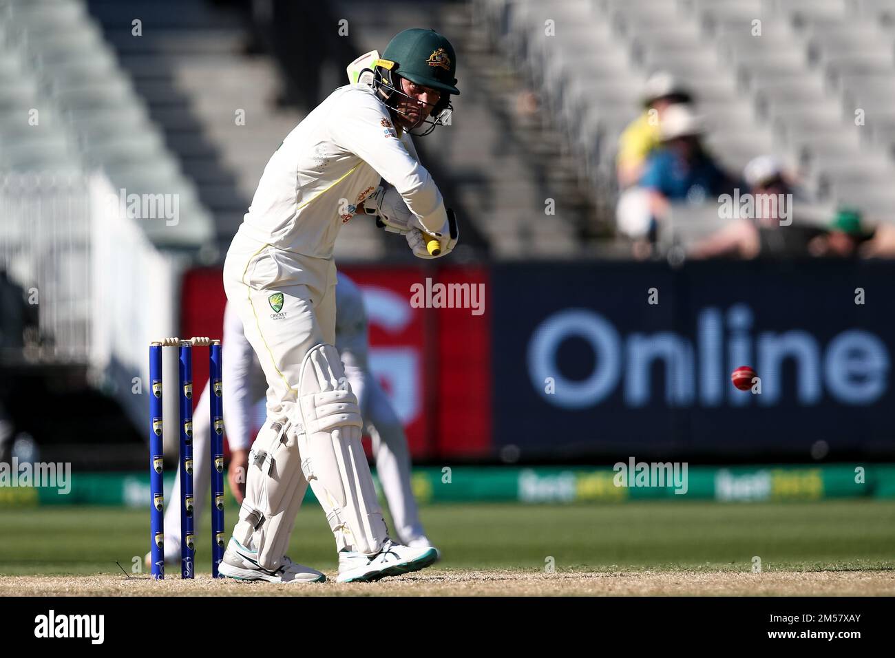 Melbourne, Australia, 27 December, 2022. Travis Head of Australia bats