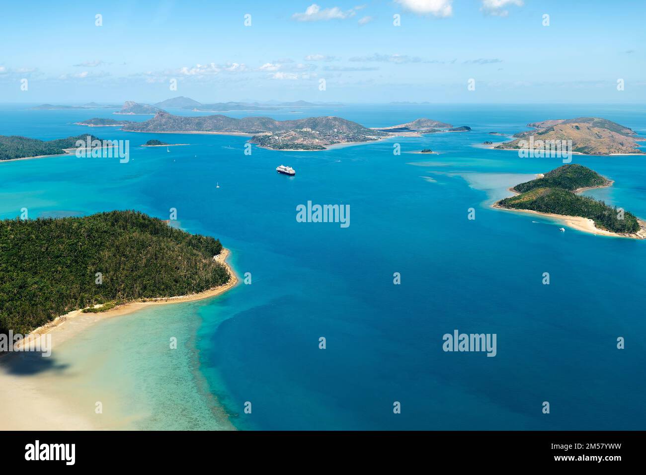 Hamilton Island. Whitsunday Islands. Great Barrier Reef. Queensland. Australia Stock Photo