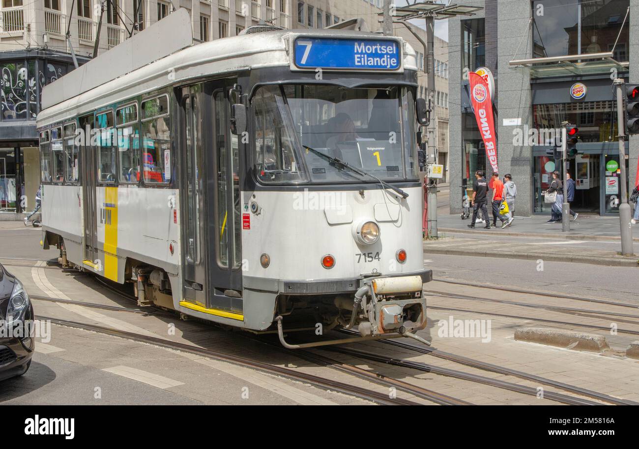 Antwerpen tram hi-res stock photography and images - Alamy