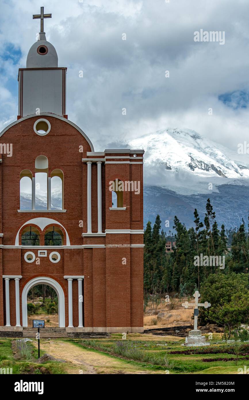 the cities of Yungay and Huaraz buried by an avalanche from Mount ...