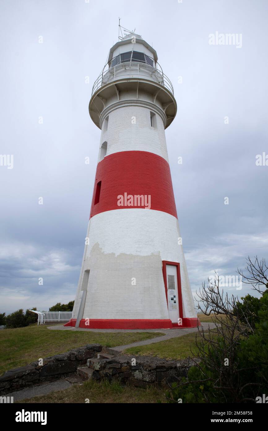 Lowhead Lighthouse and Fog Horn, Tasmania, Australia Stock Photo Alamy