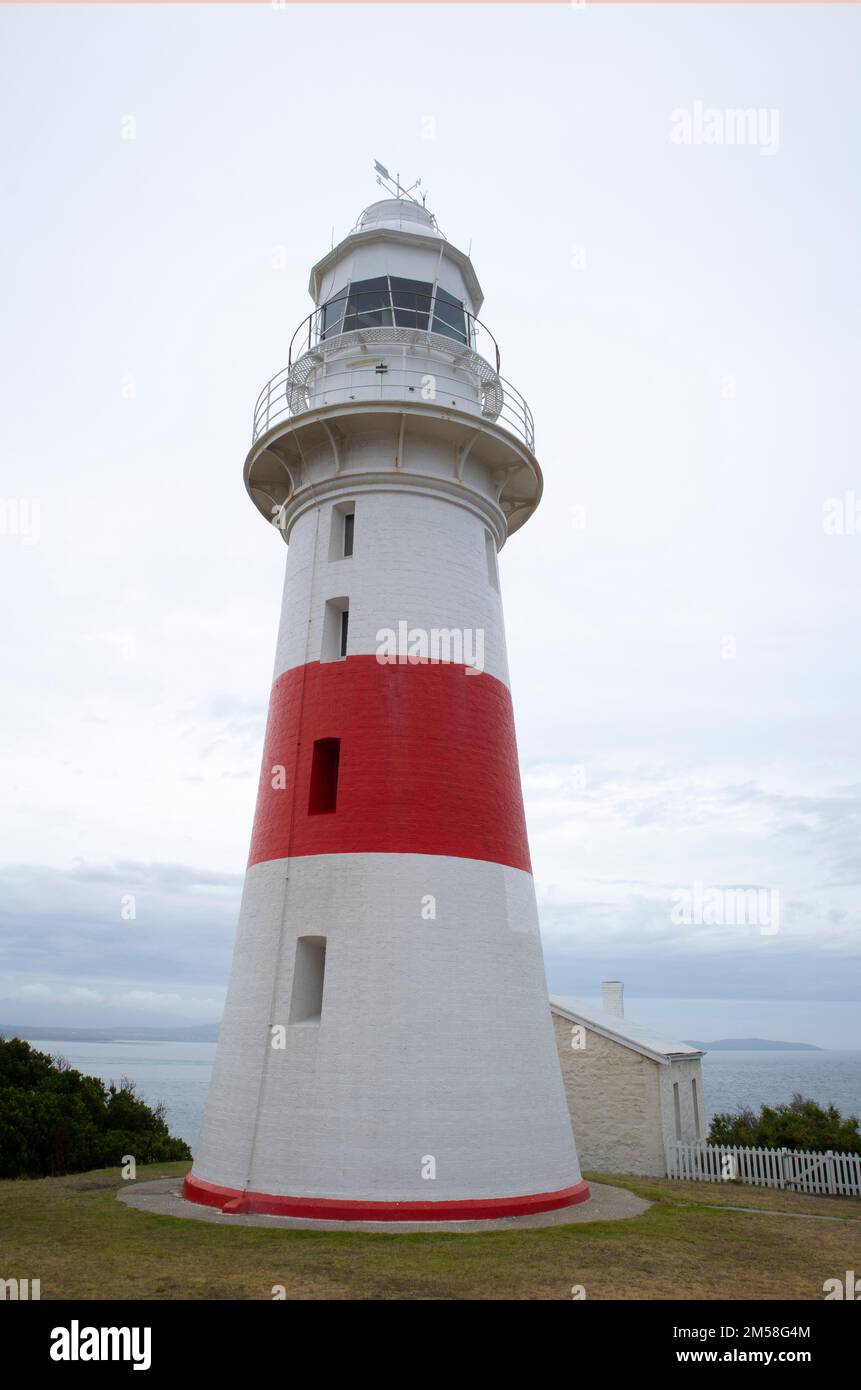 Lowhead Lighthouse and Fog Horn, Tasmania, Australia Stock Photo Alamy