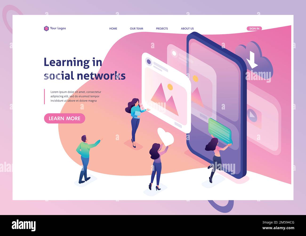 Social Media Canva Website Template | UGC Portfolio Website - Etsy