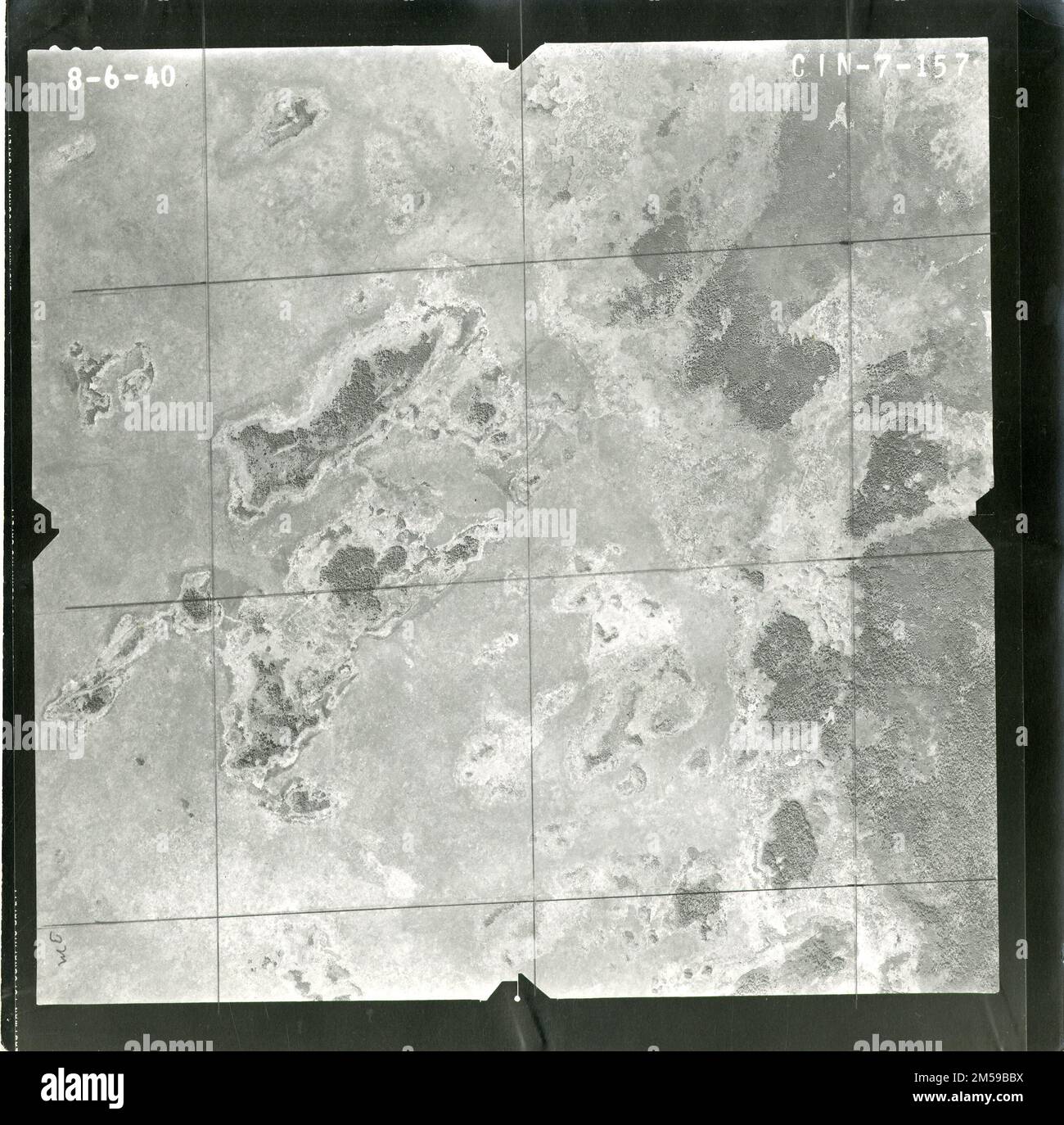 Aerial Photo of the Reservation (Swamp or Marginal Land). Central ...