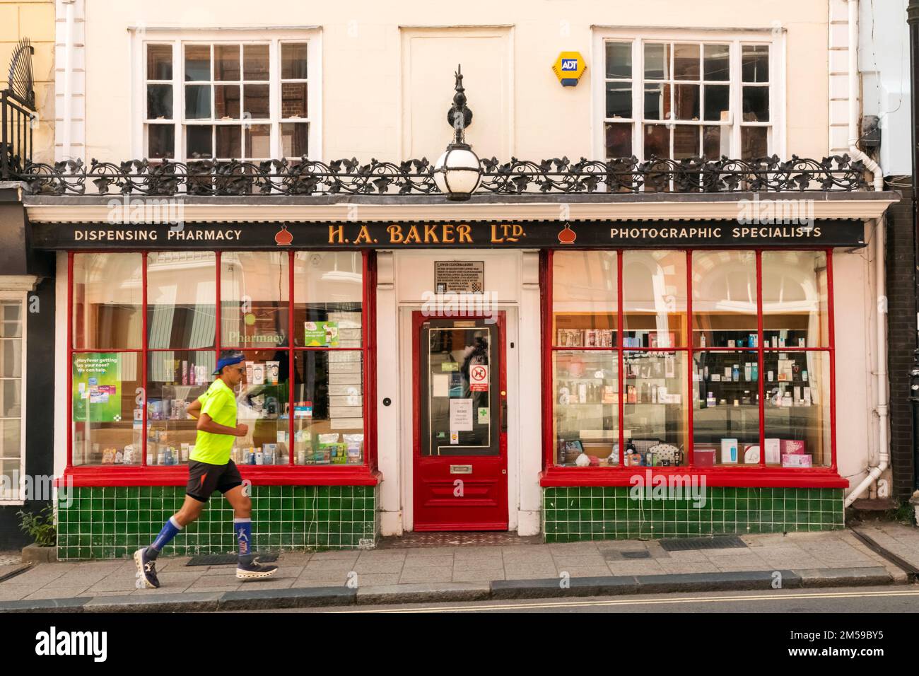 England, East Sussex, Lewes, Vintage Pharmacy and Photographic Shop *** Local Caption ***  UK,United Kingdom,Great Britain,Britain,England,English,Bri Stock Photo