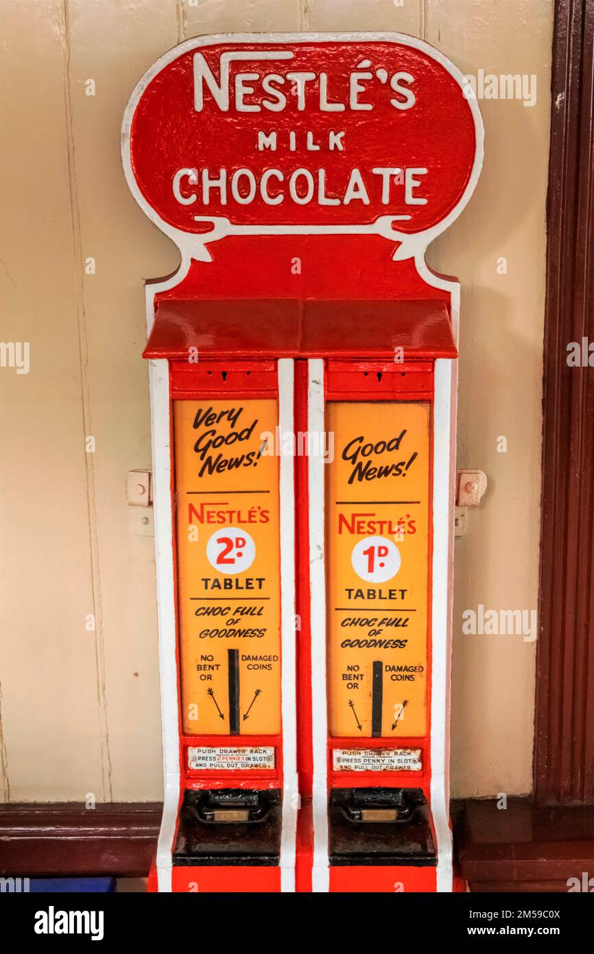 England, Sussex, Bluebell Railway, Sheffield Park Station, Vintage