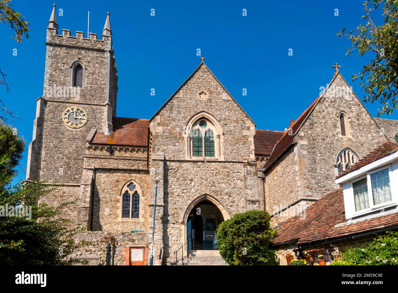 England,  Kent, Hythe, St.Leonard's Church *** Local Caption ***  UK,United Kingdom,Great Britain,Britain,England,English,British,Kent,Hythe,St Leonar Stock Photo