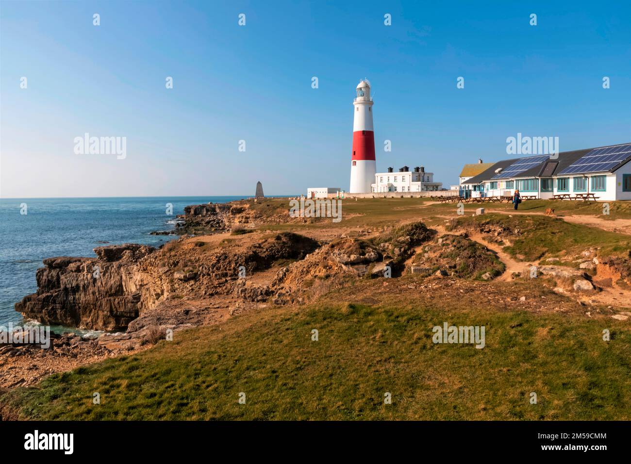 England, Dorset, Weymouth, Portland Bill, Portland Bill Lighthouse ...