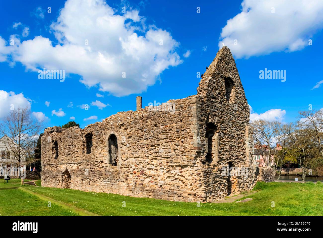 England, Dorset, Christchurch, Ruins of Constable's House *** Local Caption ***  UK,United Kingdom,Great Britain,Britain,England,English,British,Dorse Stock Photo