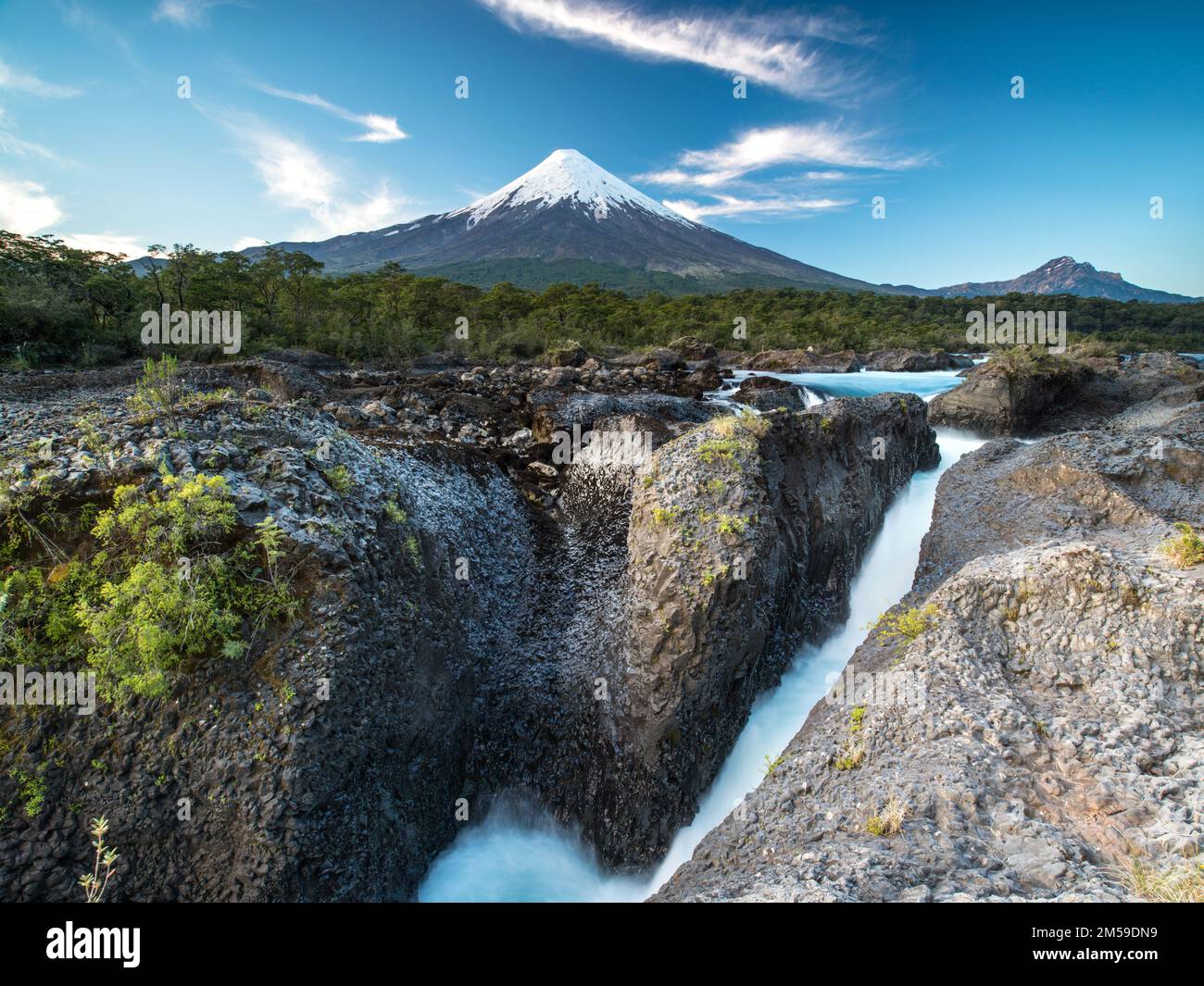 Im Vicente Pérez Rosales Nationalpark in Nordpatagonien, Chile Stock