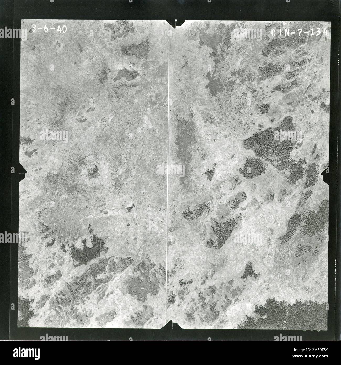 Aerial Photo of the Reservation (Swamp or Marginal Land). Central ...