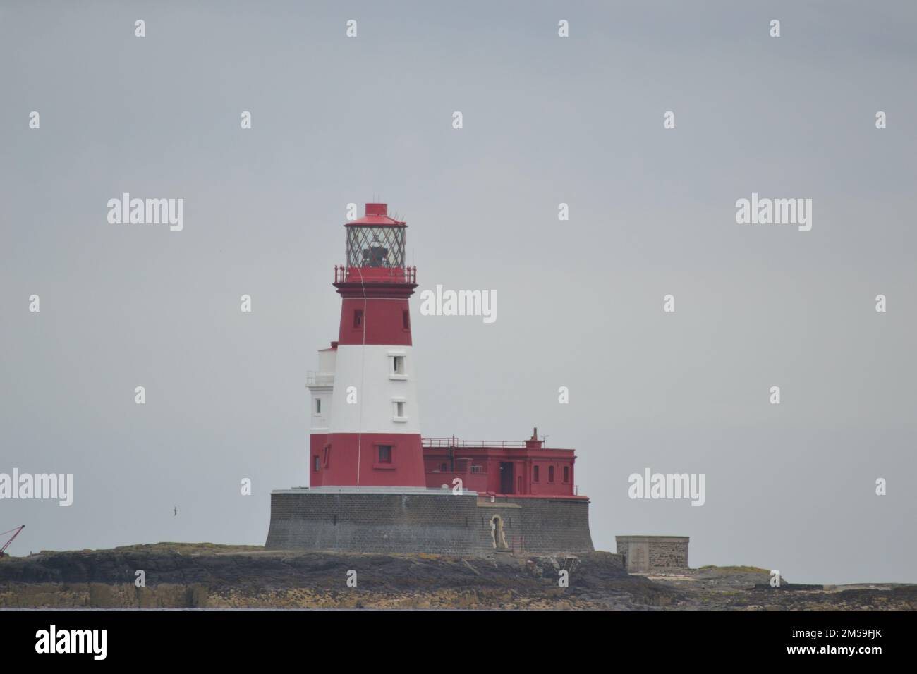 The Longstone Lighthouse, Farne Islands Stock Photo