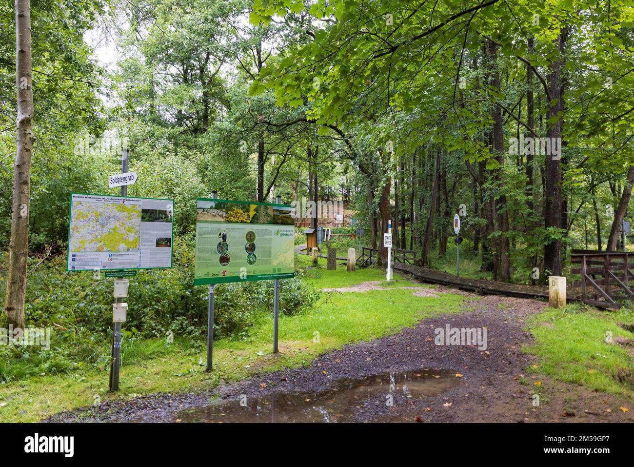 Trojmezi, Czech September 17, 2022 Tripoint Inner German border DDR