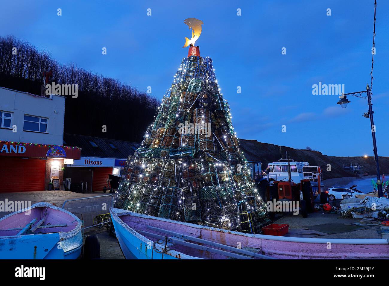 Filey fishmas tree hires stock photography and images Alamy