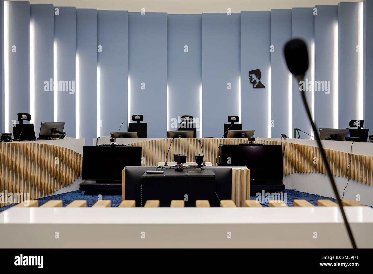 ILLUSTRATIVE Interior of a courtroom of the court of Rotterdam. ANP