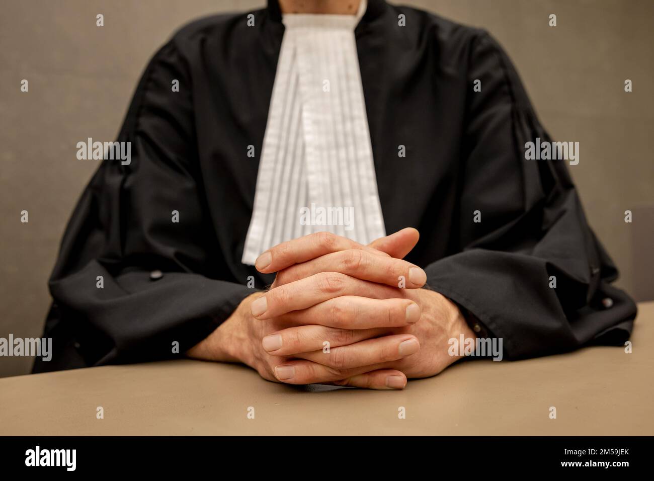 ILLUSTRATIVE A judge in a courtroom of the court of Rotterdam. ANP