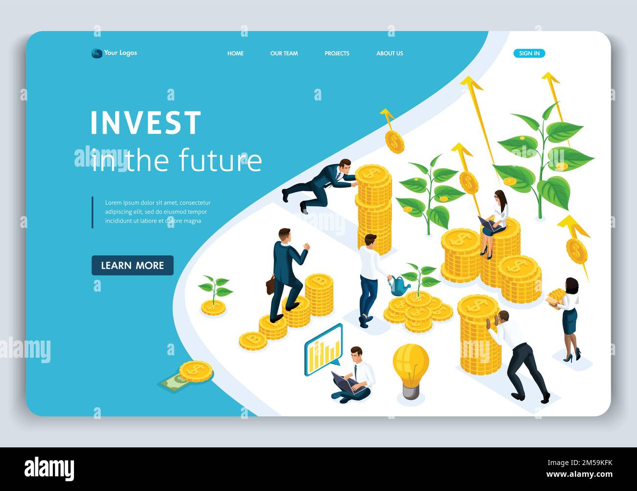 Investment group Stock Vector Images Alamy