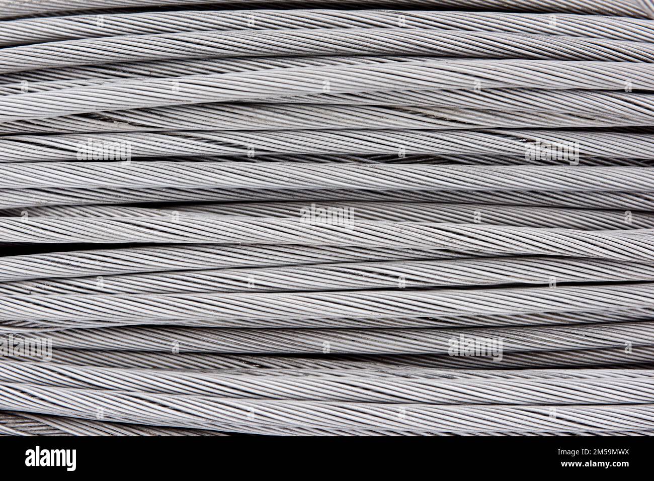 Steel wires, color background, cable Stock Photo Alamy