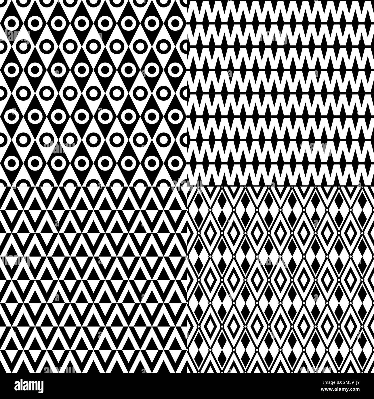 Rhombus seamless pattern. Simple vector geometric background. Stock Vector