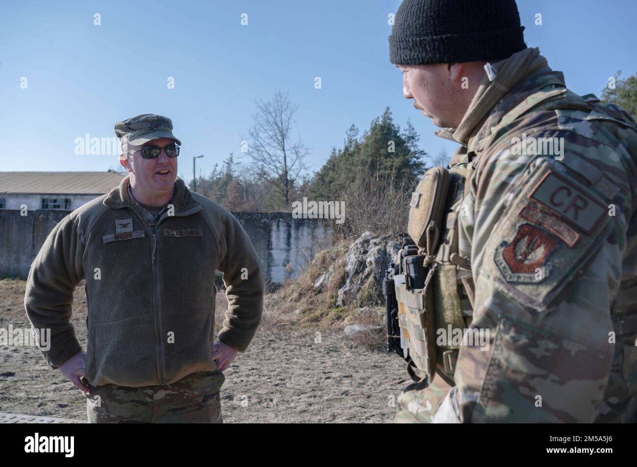 Codee Tubb U.S. Air Force Col. Jason Work, 435th Contingency Response Group ...