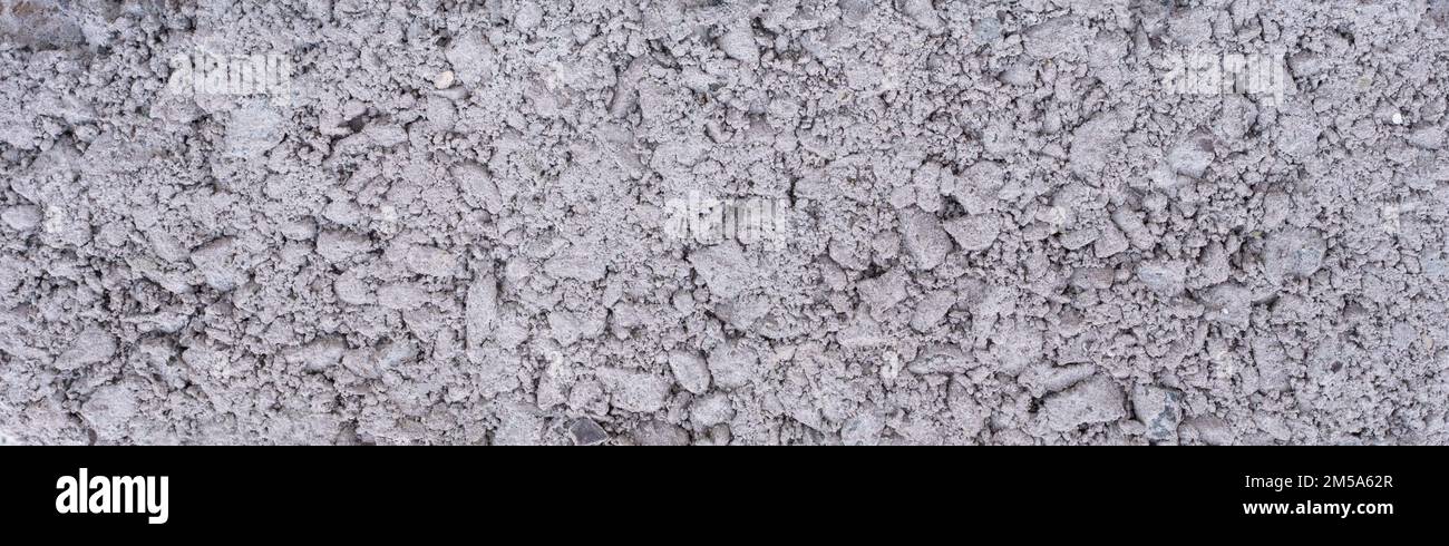 Surface Of A Concrete Masonry Unit (CMU) Or Cinder block Or Breeze Block Stock Photo