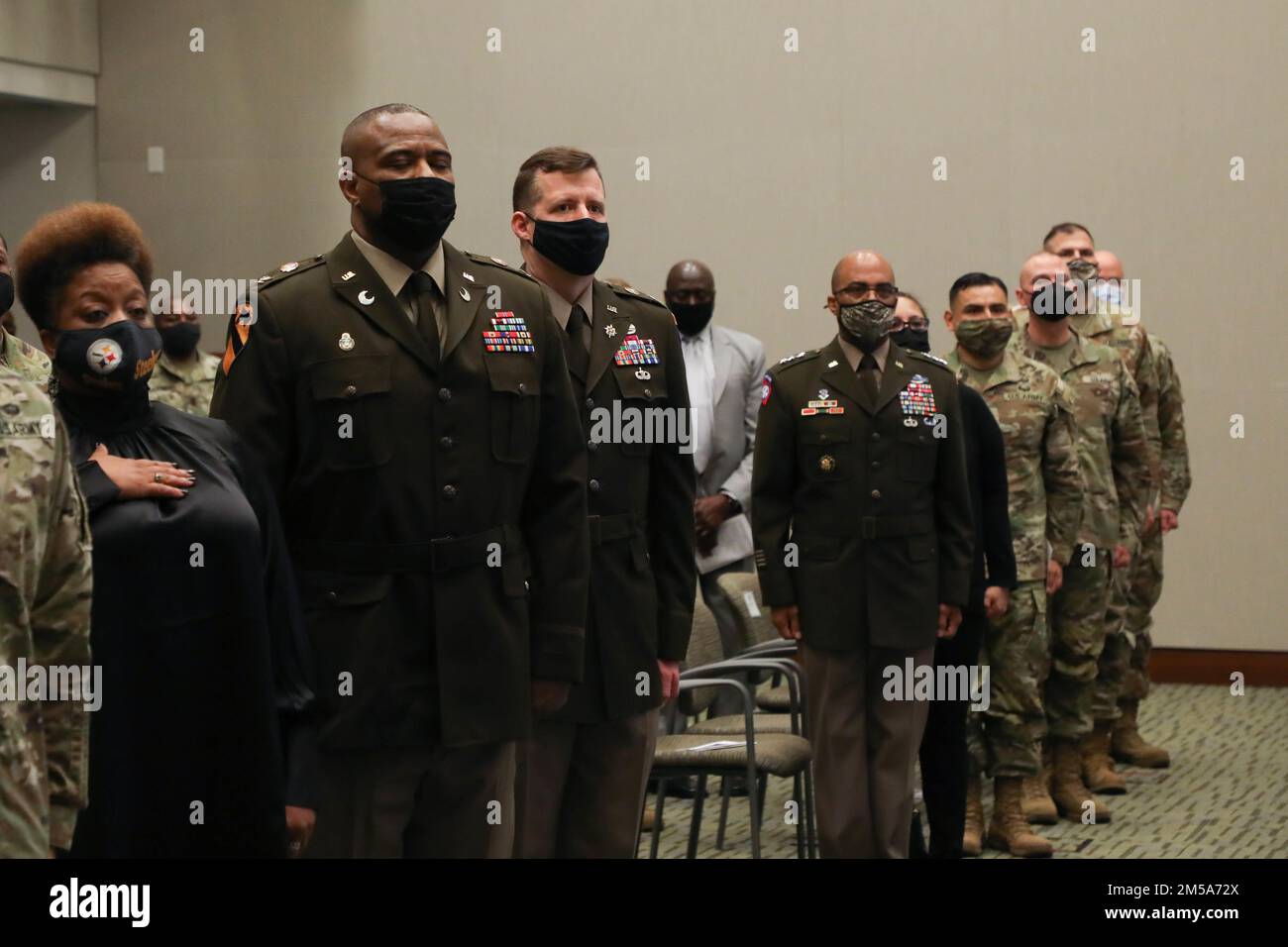 Lt. Gen. Ronald Clark, U.S. Army Central Commanding General, along with