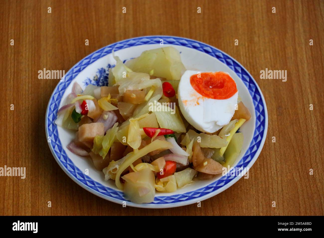 Chinese pickled vegetable, the course eaten with rice ,popular menu in