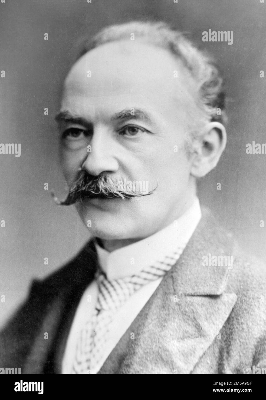 Portrait of the English novelist, Thomas Hardy (1840-1928), Bain News Service, c. 1910-15 Stock Photo