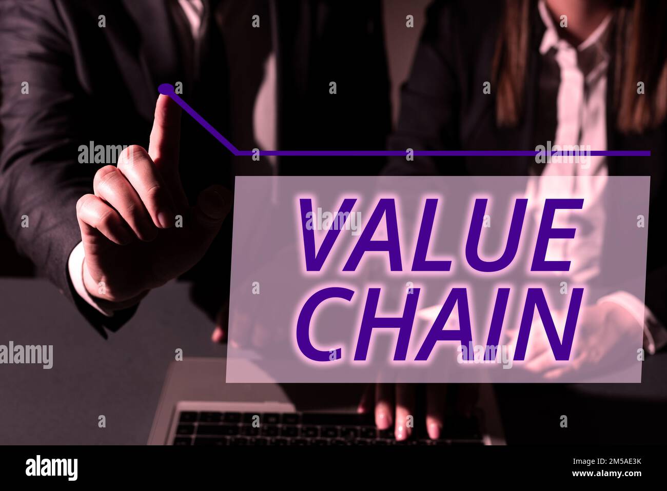 Handwriting text Value Chain. Business concept Business manufacturing ...