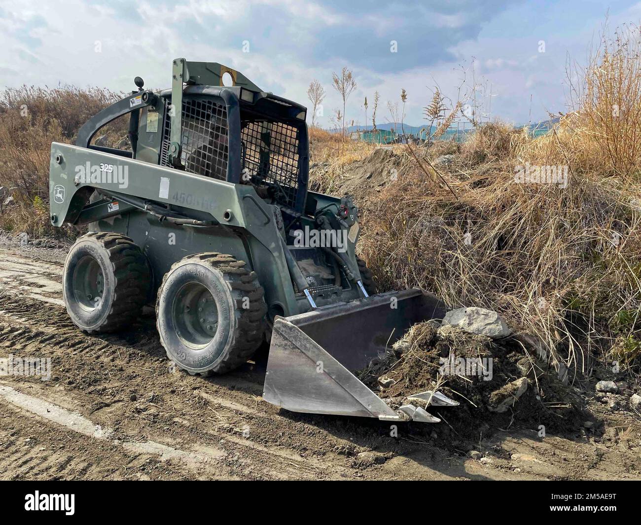 220215NKT5221063 Iwakuni, Japan. (FEB. 15, 2022) Equipment Operator Constructionman Levi