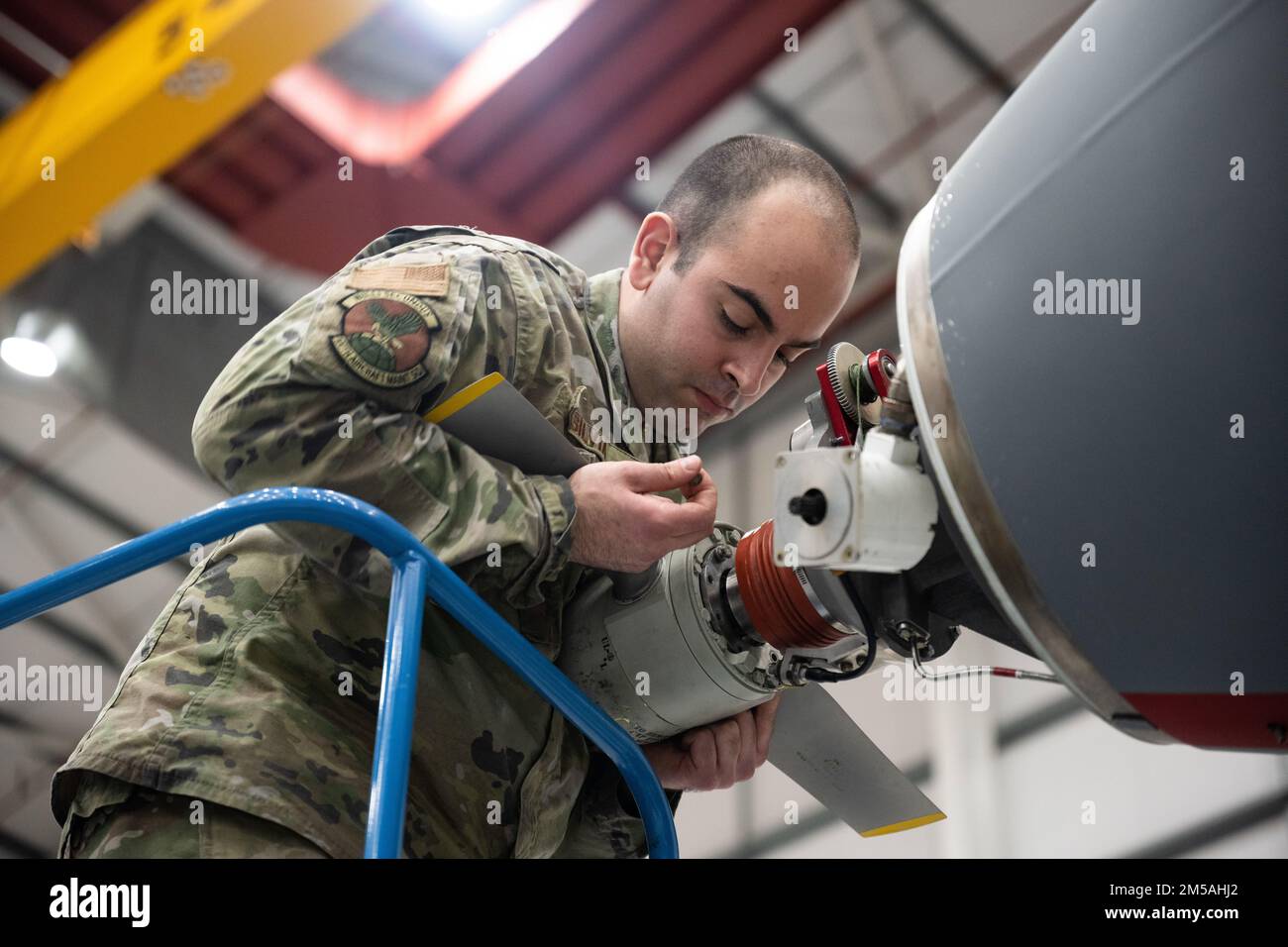 U.S. Air Force Staff Sgt. Michael Silvia, 100th Aircraft Maintenance
