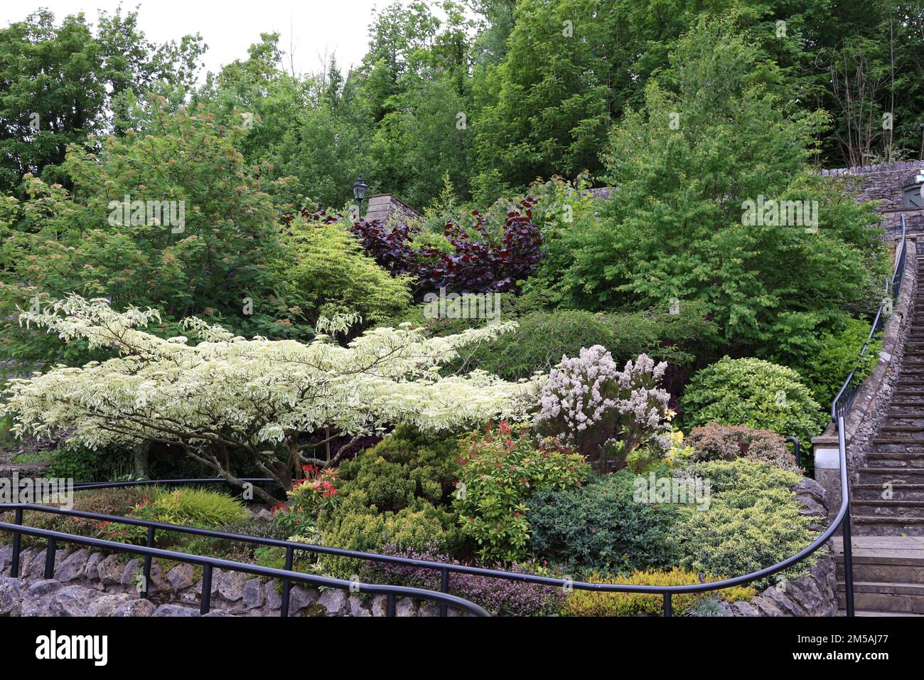 Brewery Arts Centre, Kendal, gardens Stock Photo Alamy
