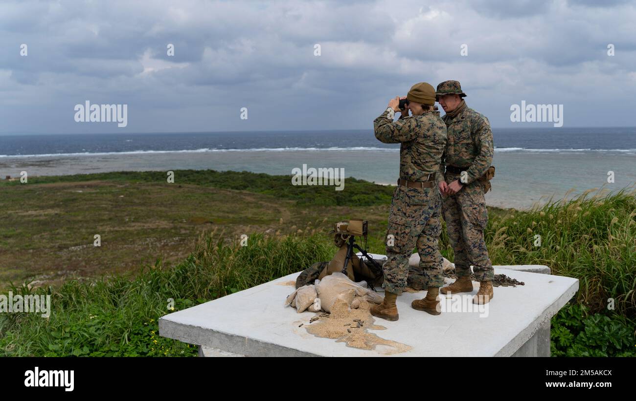 U.S. Marines with 3d Reconnaissance Battalion and 12th Marines, collect ...