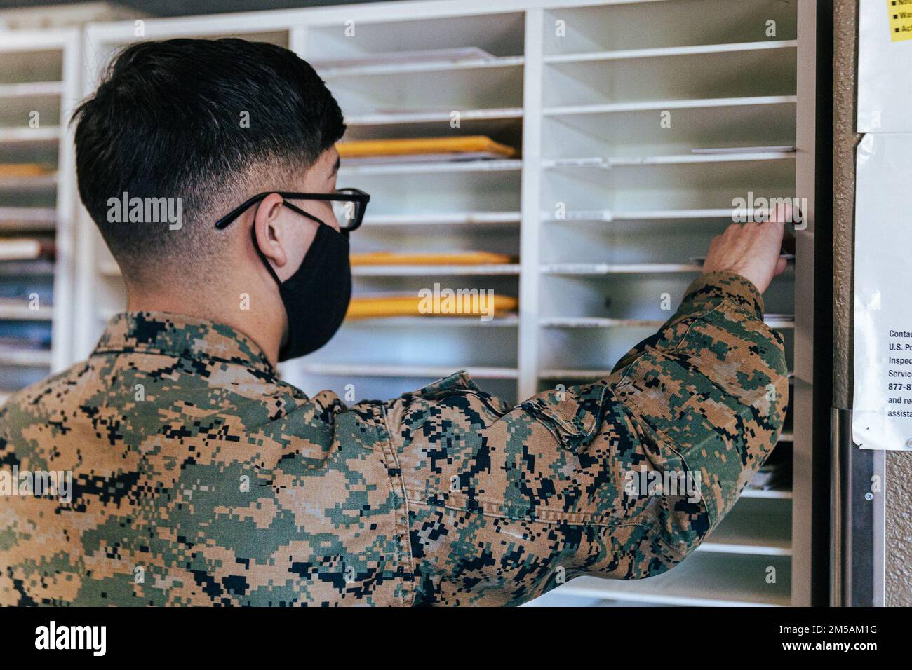 U.S. Marine Corps Lance Cpl. Steven J. OrtegaRamirez with Headquarters ...