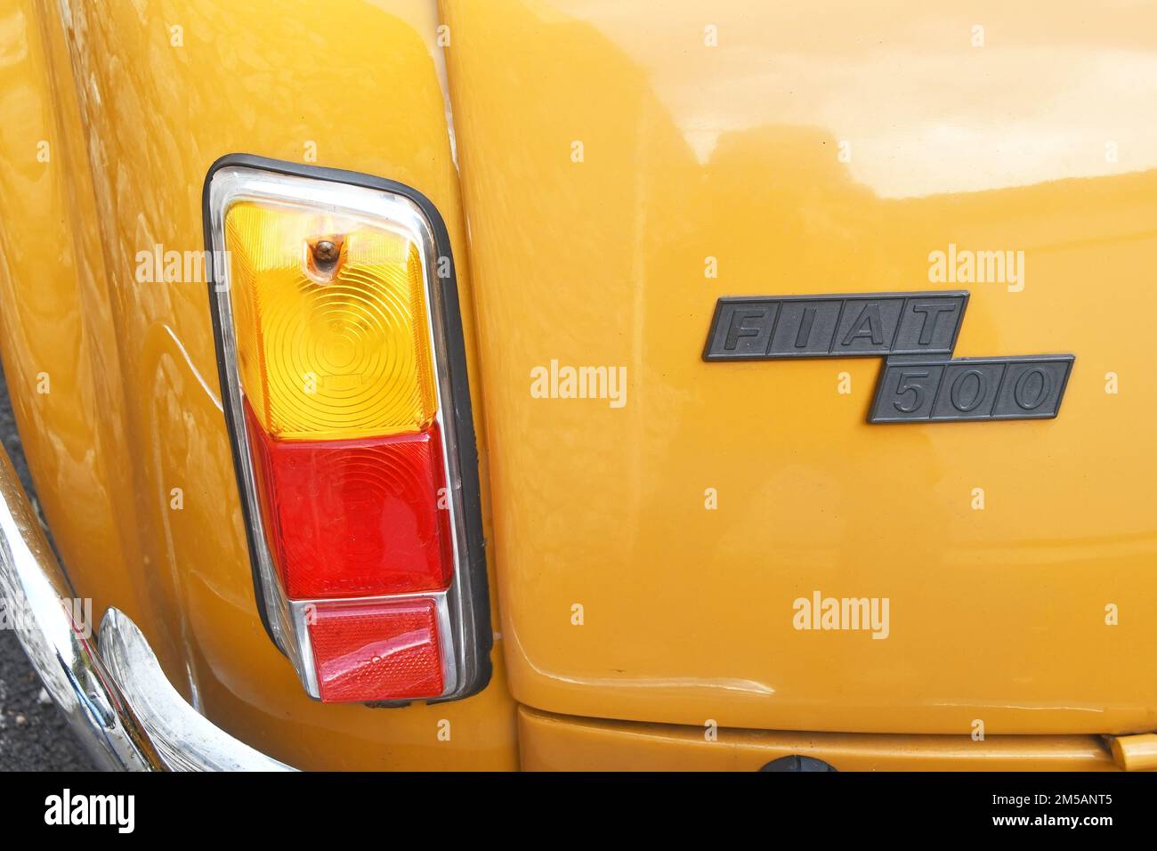 Fiat 500, Classic car closeup, Italy Stock Photo - Alamy