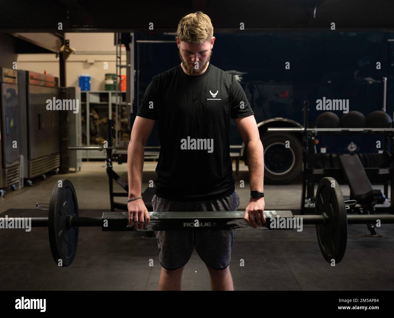 A delayed entry program member performs the grip endurance component of