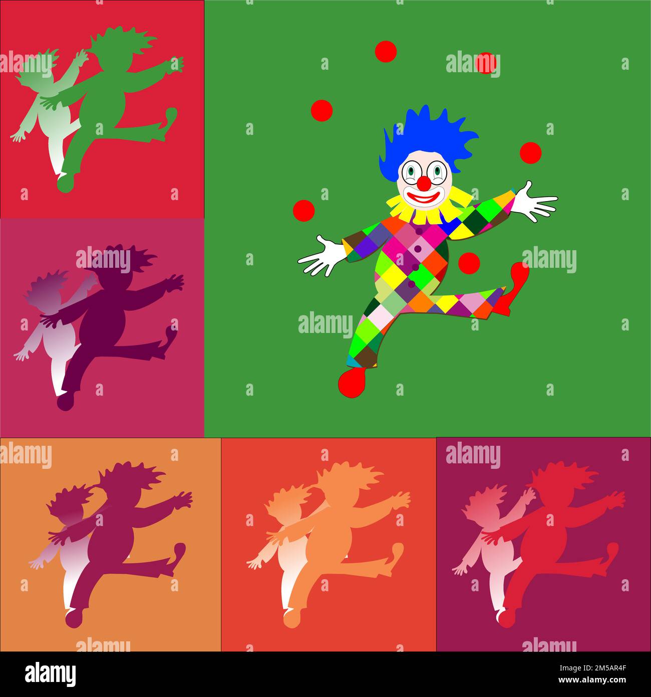 Clowns feet Stock Vector Images - Alamy