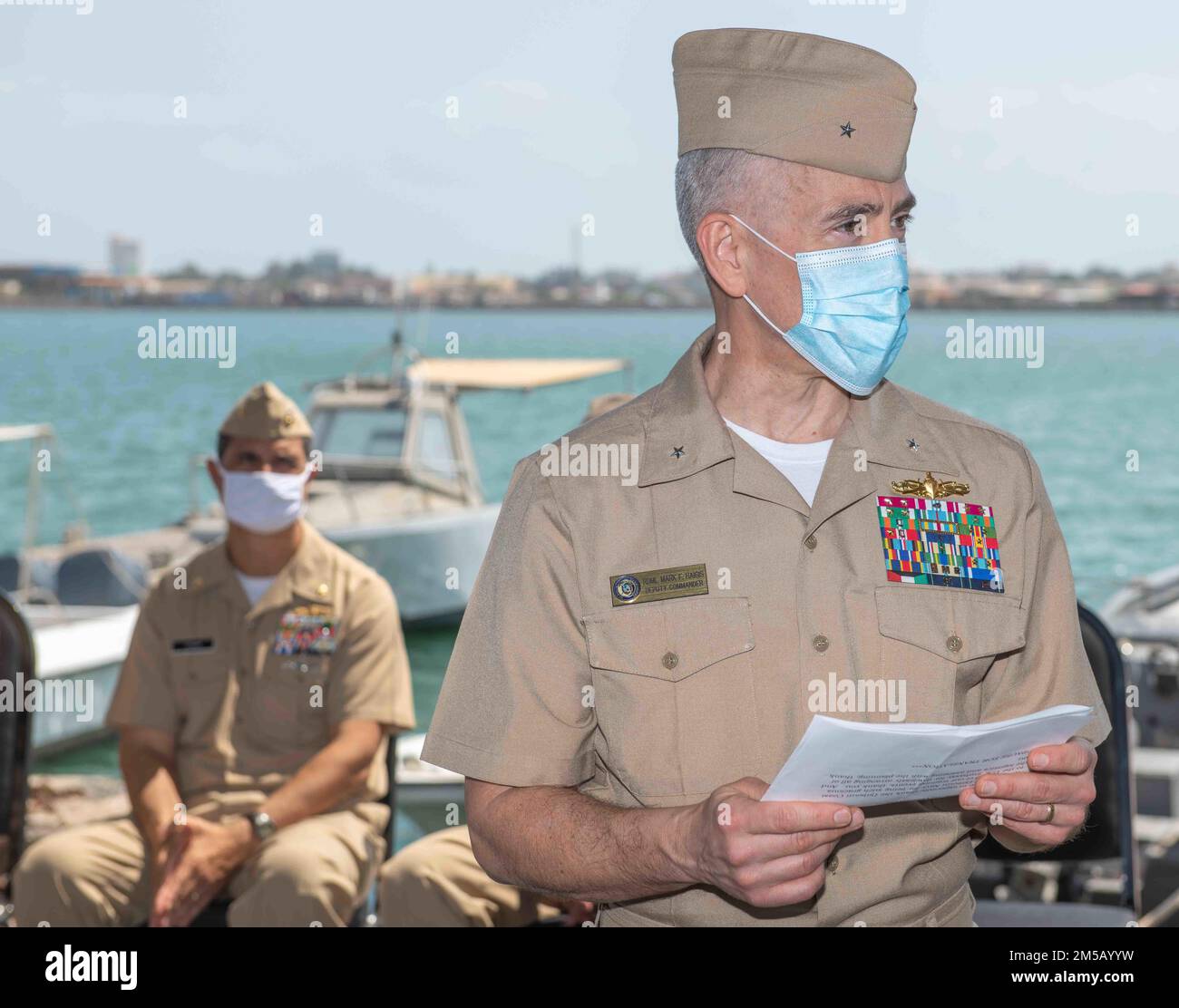 DJIBOUTI, Djibouti (Feb. 17, 2022) – U.S. Navy Rear Adm. Mark Haigis