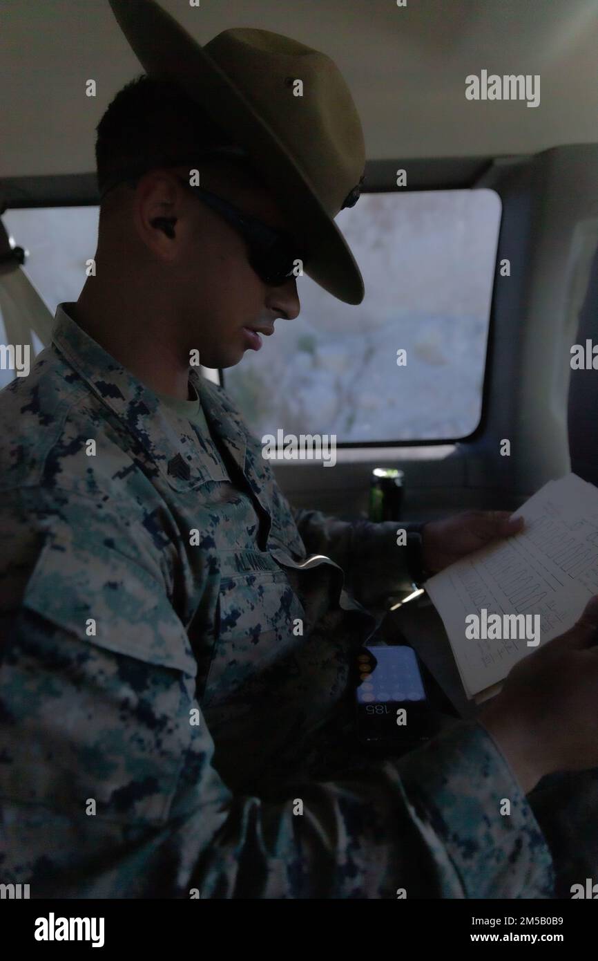 U.S. Marine Sgt. Tony Alverez, a marksmanship instructor with the