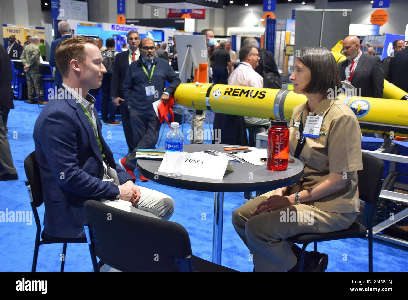 SAN DIEGO (Feb. 1618) — During AFCEAUSNI WEST 2022, CDR Kim Freitas, Strike Group