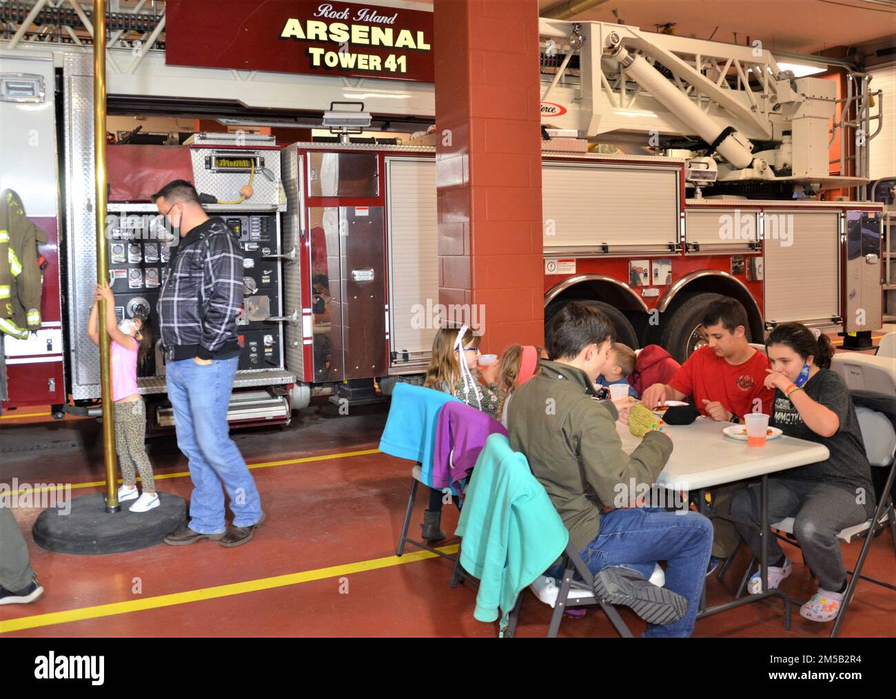 Military families at Rock Island Arsenal, Illinois, got an up-close ...