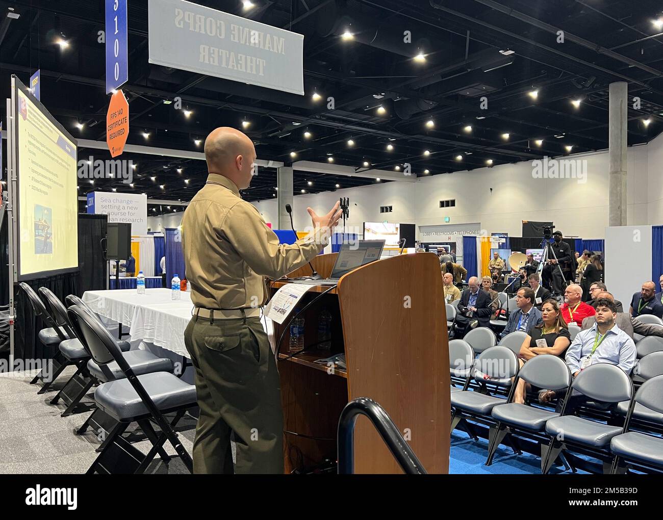 SAN DIEGO, California MCTSSA personnel hosted a booth and provided two presentations at AFCEA