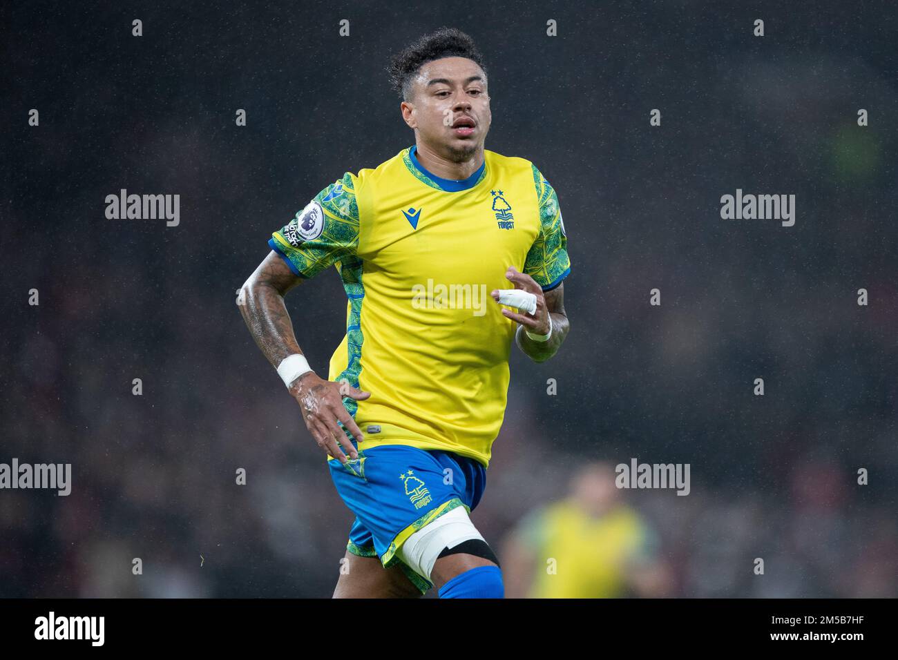 Jesse Ritchie Jesse Lingard #11 of Nottingham Forest in action during the Premier ...